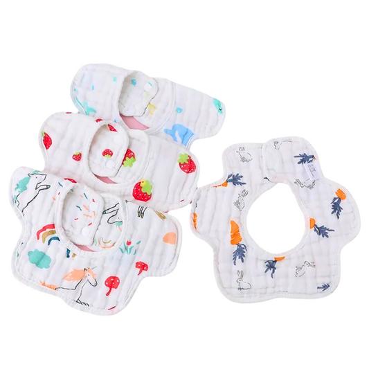 Pure Cotton Drool Bibs